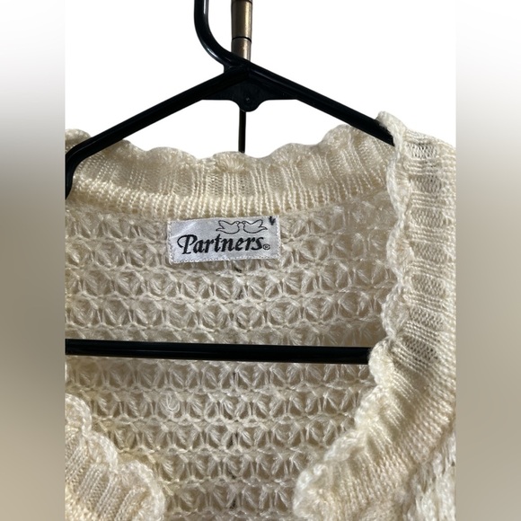 Vintage cottage core knit sweater cardigan - Picture 3 of 4